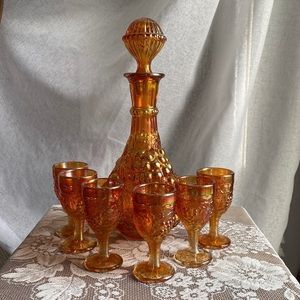 Imperial Decanter and 6 Glasses